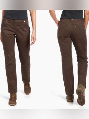 Kuhl Women’s 6351 Espresso Durable Heavyweight Tactical Chino Rydr Pants 12 NEW
